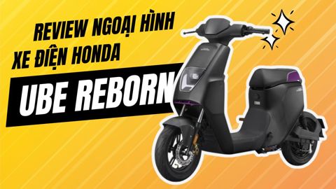 Ảnh nhỏ: Review Ngoại Hình Và Cấu Tạo Xe Điện Honda Ube Reborn 2024 Có Gì Khác Biệt