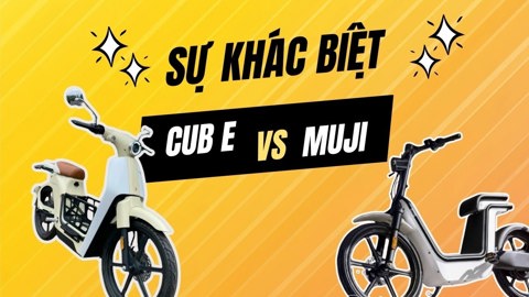 Ảnh nhỏ: Sự Khác Biệt Và Giống Nhau Giữa Xe Điện Honda Cub E Và Honda Muji