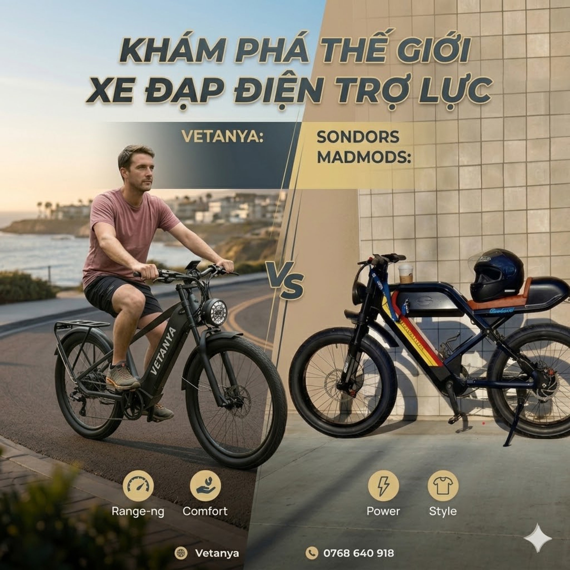 Trợ lực điện HJM Warrior