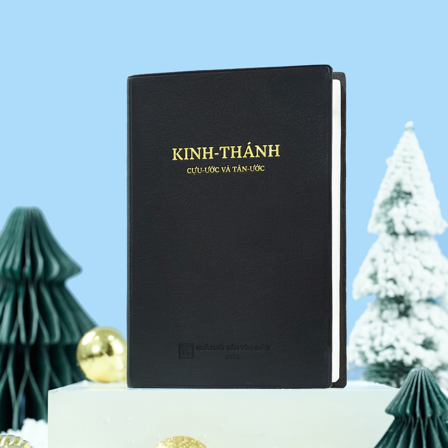 Kinh Thánh Khổ Trung – Bìa Đen (Không Dây Kéo)