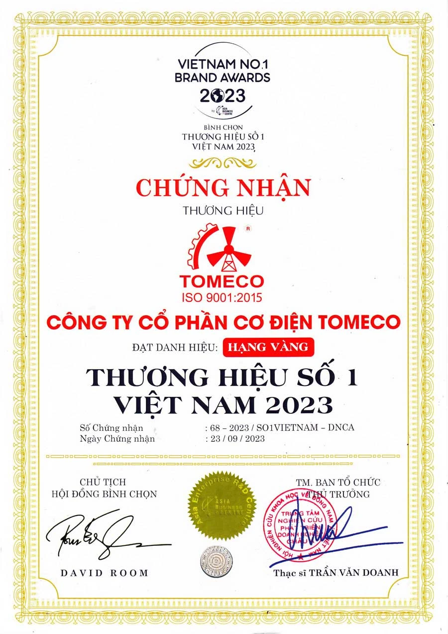 Giải thưởng Thương Hiệu Số 1 Việt Nam
