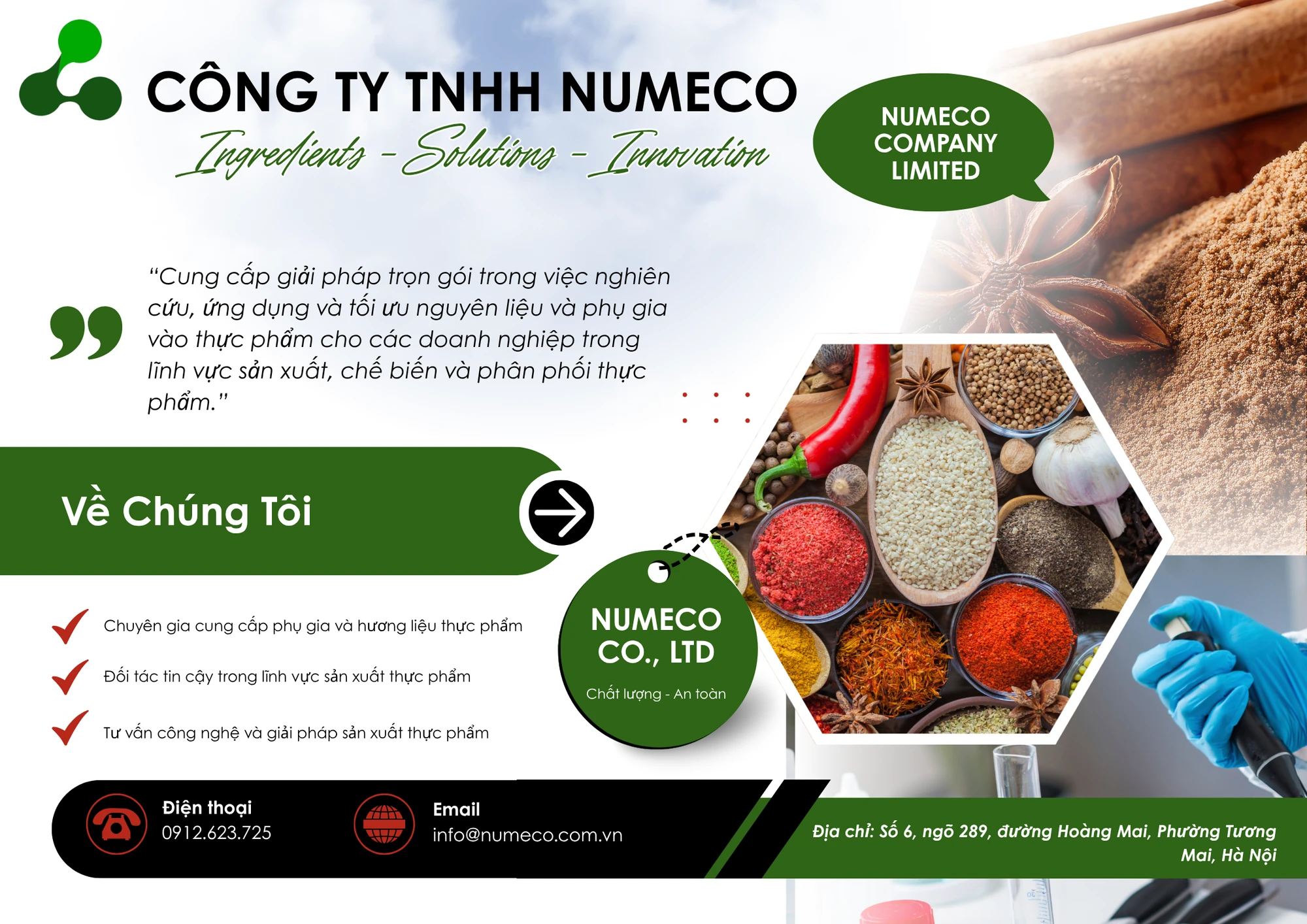 CÔNG TY TNHH NUMECO