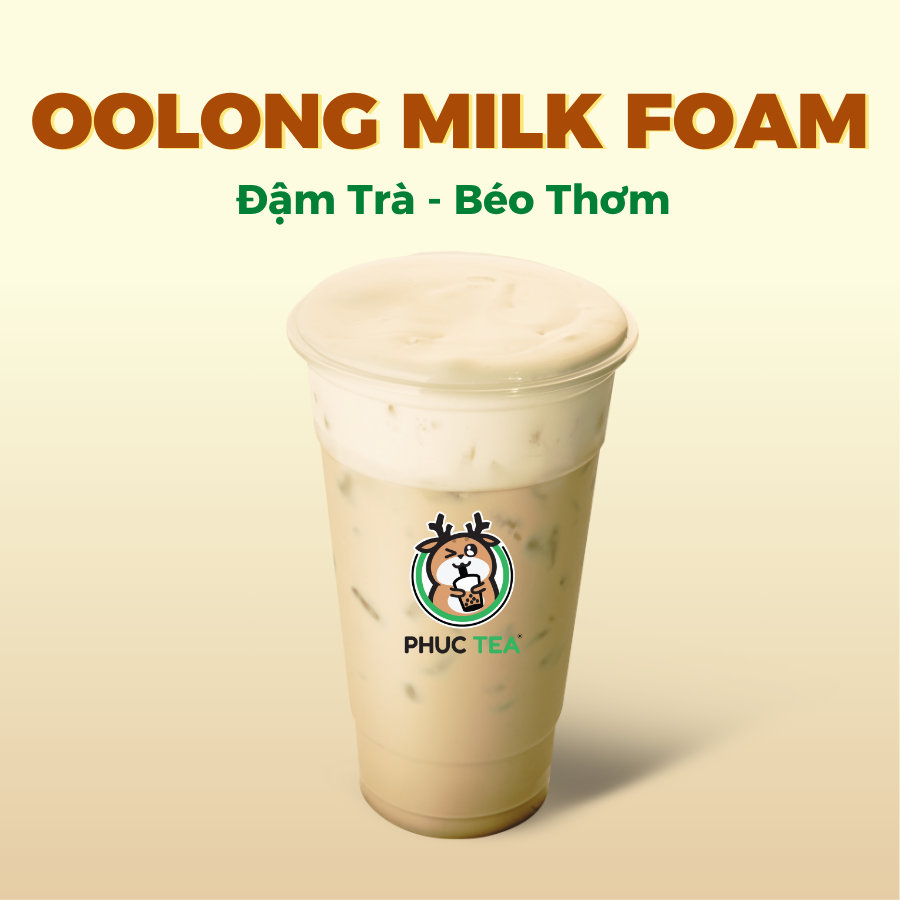 Trà Sữa Oolong Milk Foam (Size M)