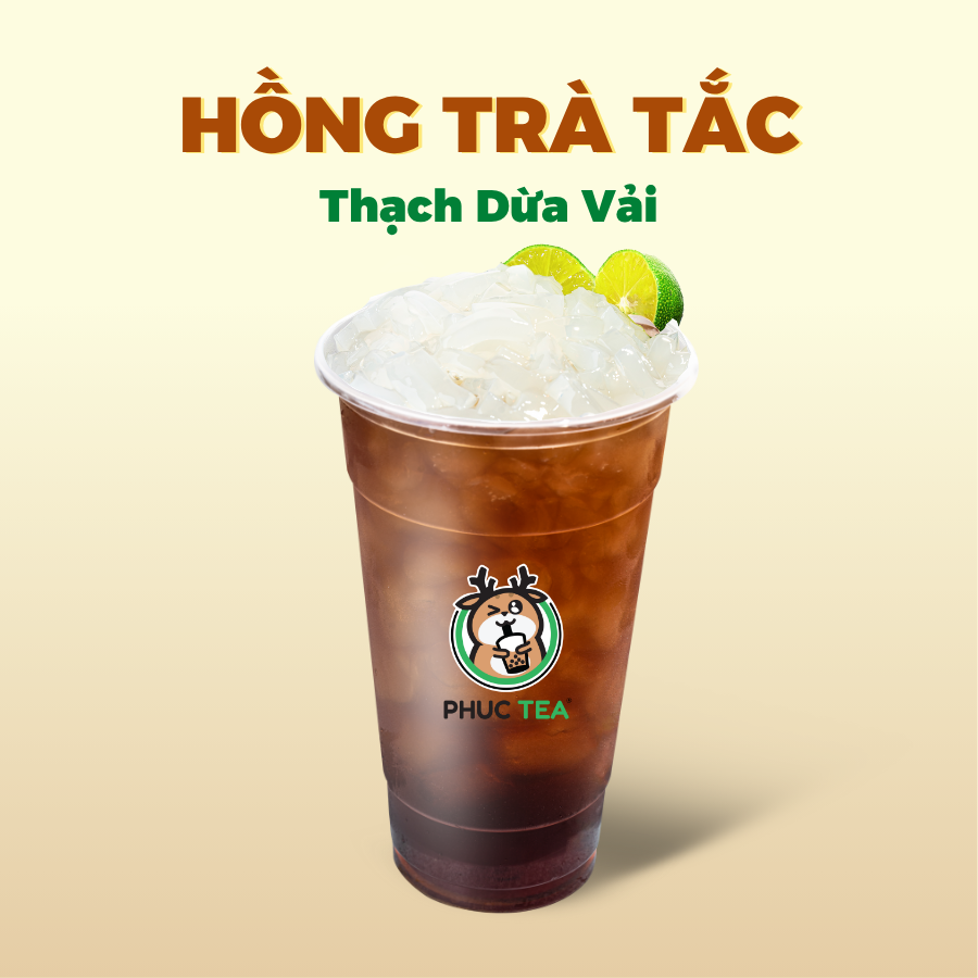 Hồng Trà Tắc Thạch Dừa Vải (Size M)