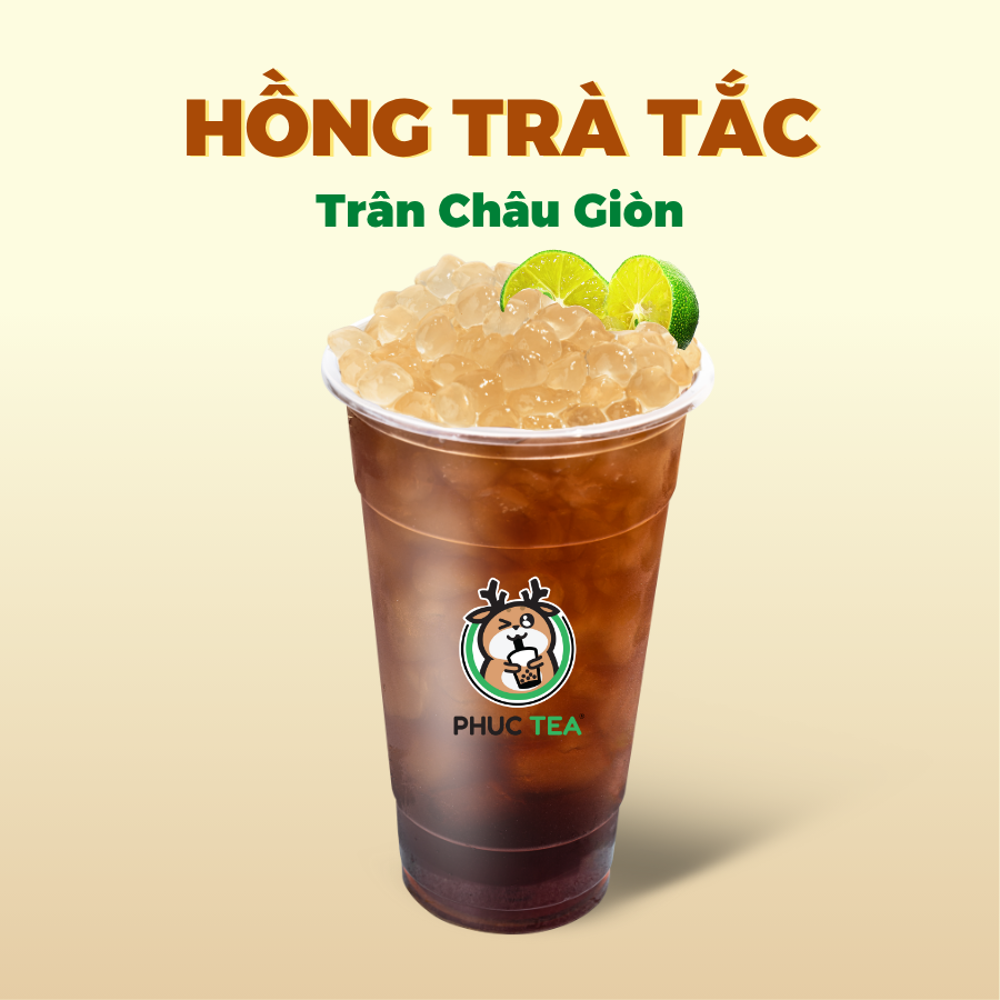 Hồng Trà Tắc Trân Châu Giòn (Size M)