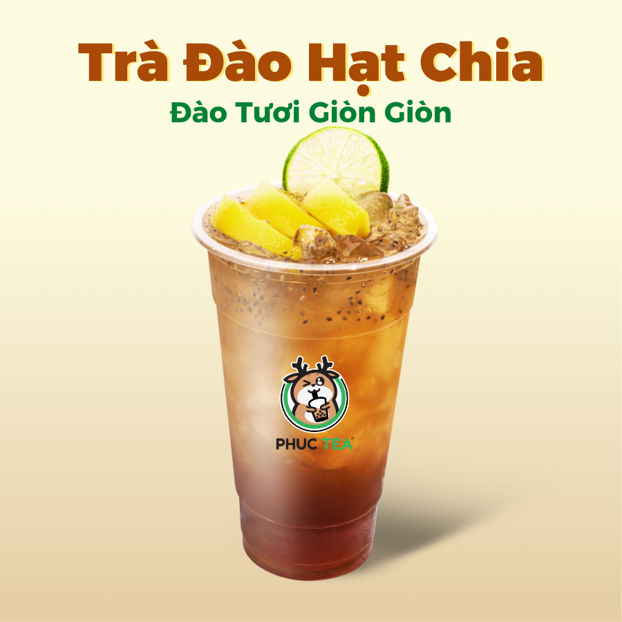 Trà Đào Hạt Chia (Size M)