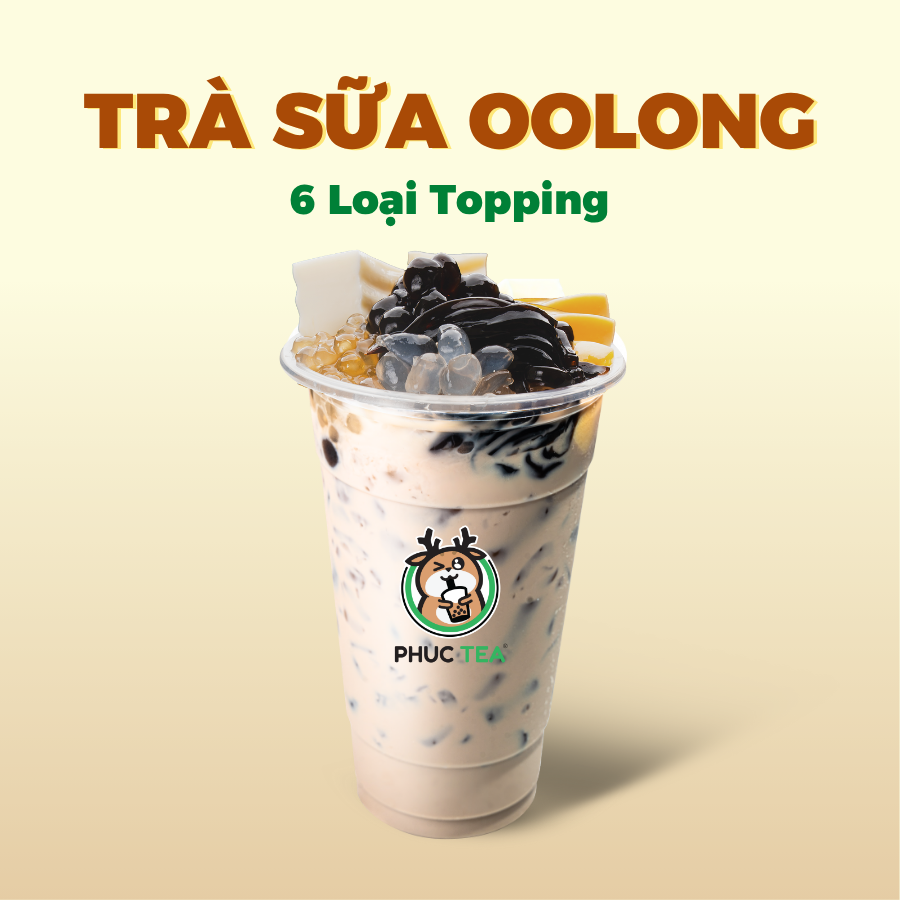 Trà Sữa Oolong Phúc - Full Topping (Size M)