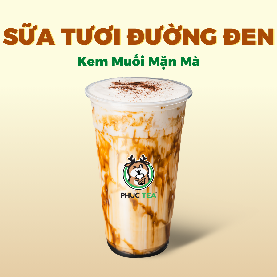 Sữa Tươi Đường Đen Kem Muối (Size M)