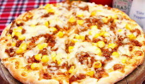 Pizza bò khô (bò khô sợi, bắp) Size S 20cm