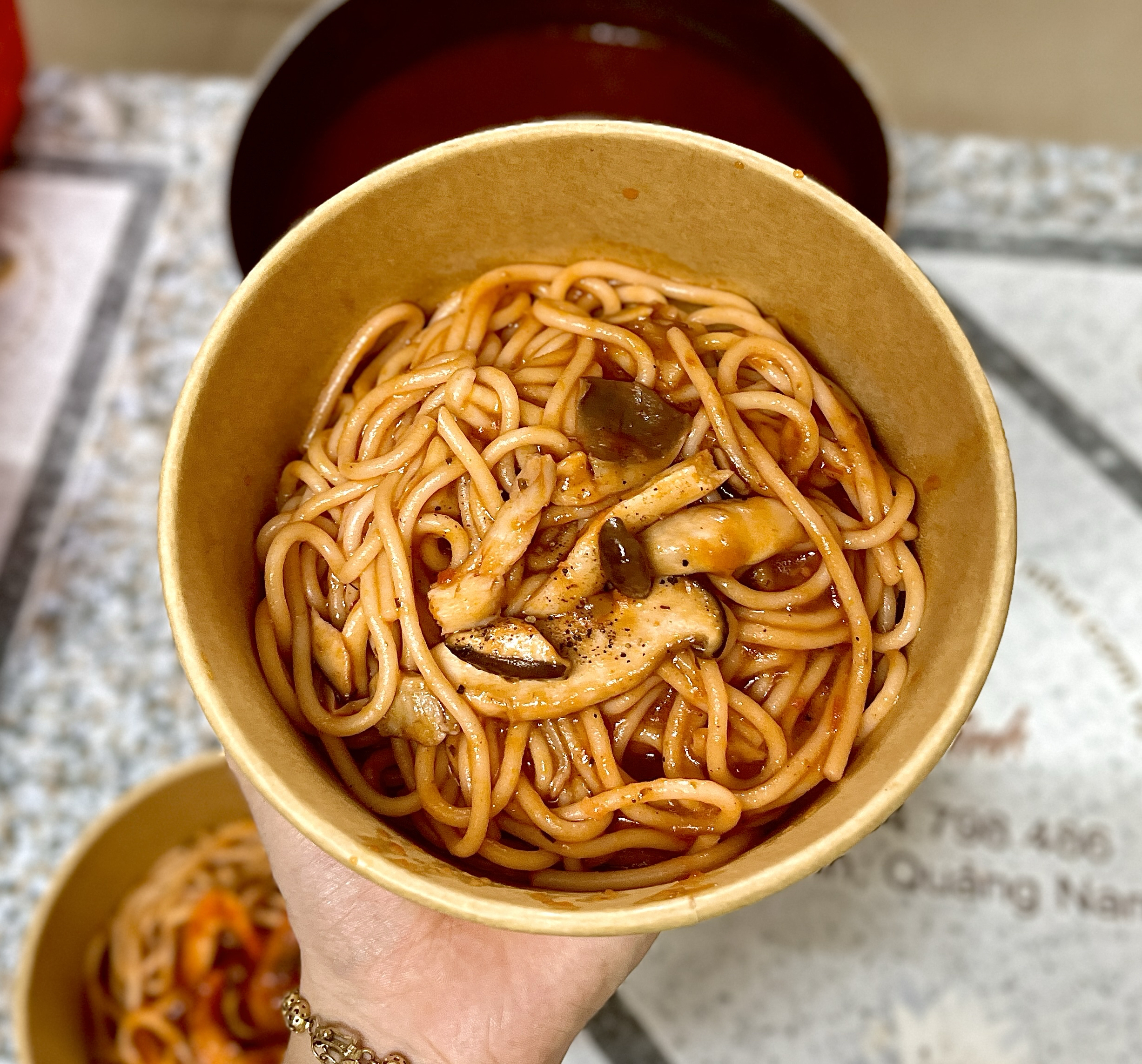 Mỳ Ý (Spaghetti) Nấm chay