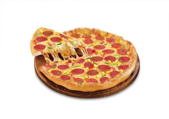 Pizza xúc xích (xúc xích, bắp, dăm bông) Size S 20cm