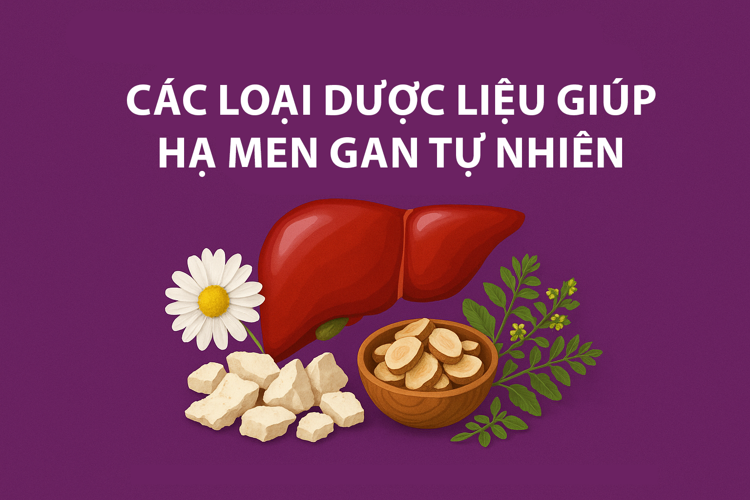 Điểm danh các dược liệu quý giúp hạ men gan tự nhiên