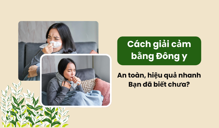 Cách giải cảm bằng Đông y an toàn hiệu quả nhanh: bạn đã biết chưa?