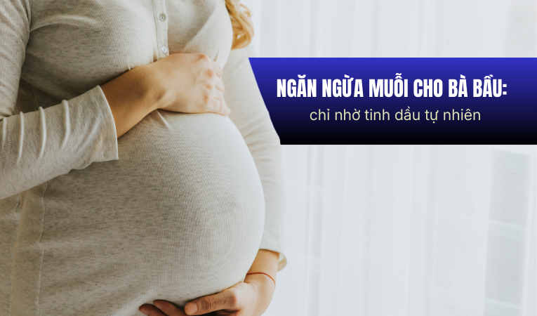 Ngăn ngừa muỗi cho bà bầu: chỉ nhờ tinh dầu tự nhiên
