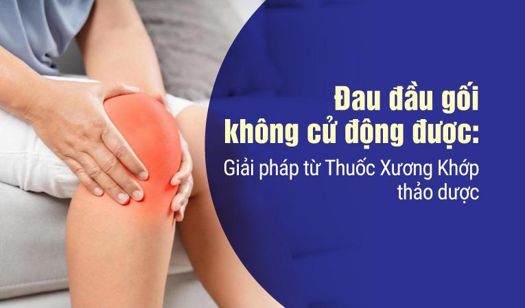 Đau đầu gối không cử động được: Giải pháp từ Thuốc Xương Khớp thảo dược