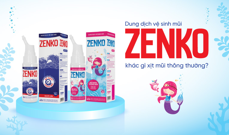 Dung dịch vệ sinh mũi Zenko khác gì xịt mũi thông thường?