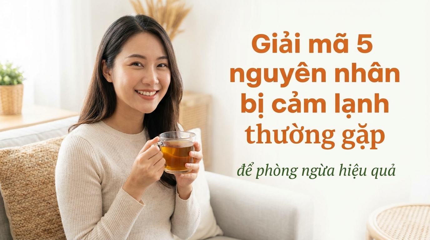Giải mã 5 nguyên nhân bị cảm lạnh thường gặp để phòng ngừa hiệu quả