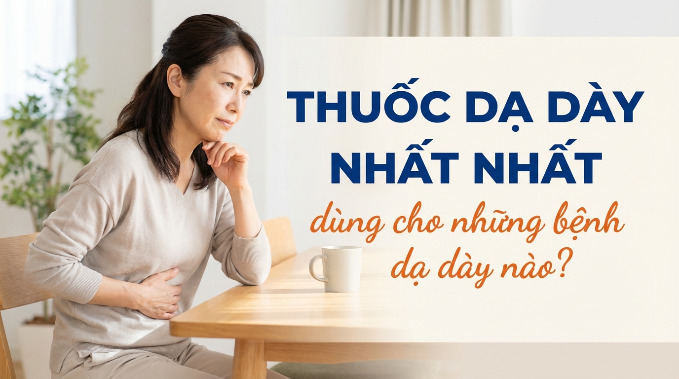 Thuốc Dạ Dày Nhất Nhất dùng cho những bệnh dạ dày nào?