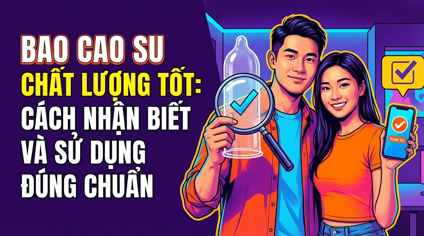 Bao cao su chất lượng tốt: cách nhận biết và sử dụng đúng chuẩn