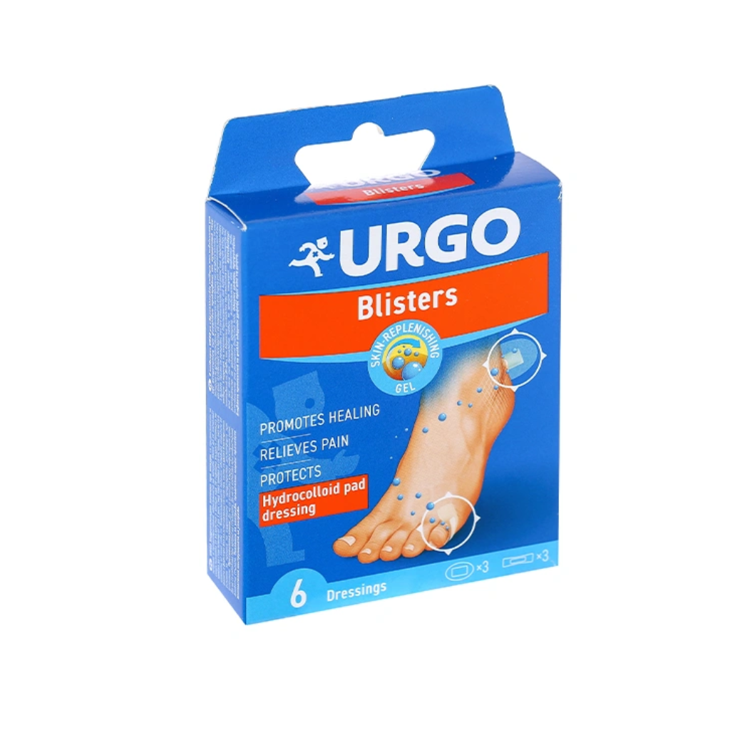 Băng cá nhân Urgo Hydrocolloid Pad Dressing hộp 6 miếng