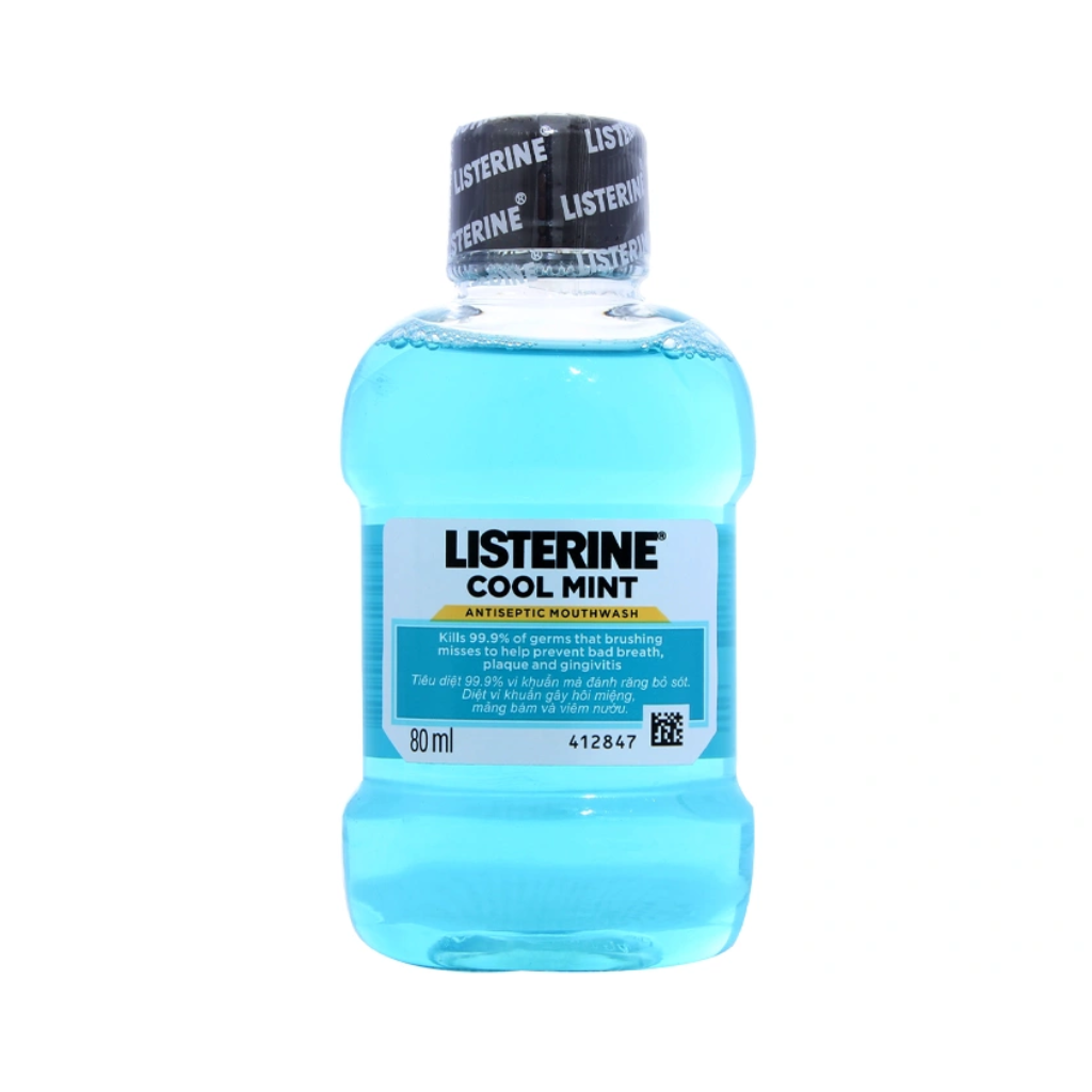 Nước súc miệng coolmint listerine 80ml