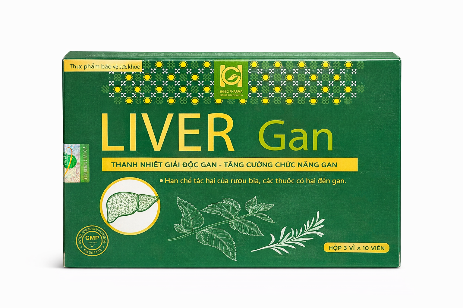 Viên uống Liver Gan (Hộp 3 vỉ x 10 viên)