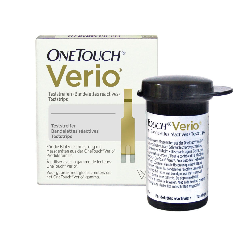 Que Thử Đường Huyết OneTouch Verio (Hộp 50 Que)