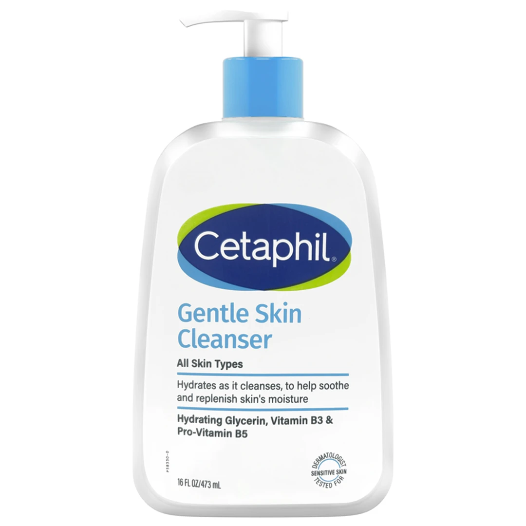 Sữa rửa mặt dịu nhẹ Cetaphil Gentle Skin Cleanser bổ sung độ ẩm dành cho mọi loại da (473ml)
