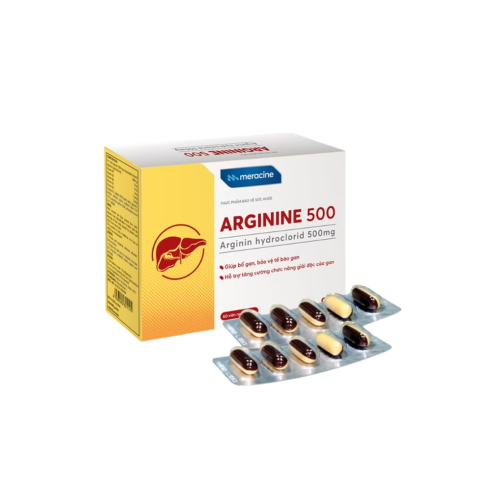Viên uống GN Arginine 500mg (Hộp 60 Viên)