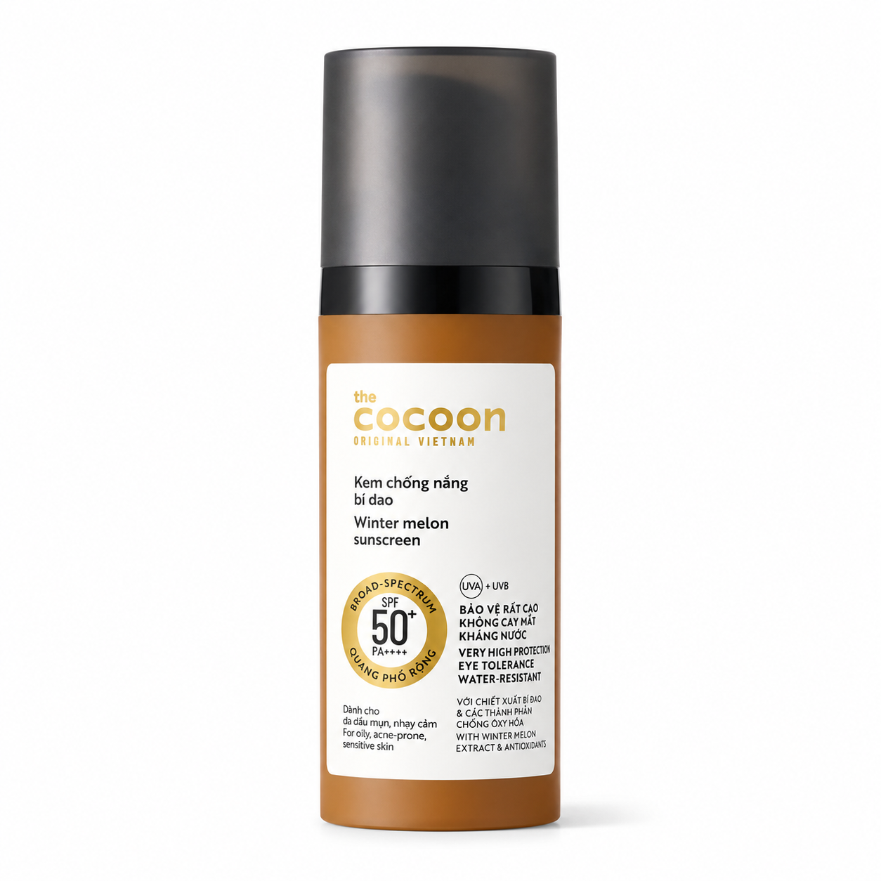 Kem Chống Nắng Bí Đao Quang Phổ Rộng, Bảo Vệ Rất Cao SPF50+ PA++++ 50ml