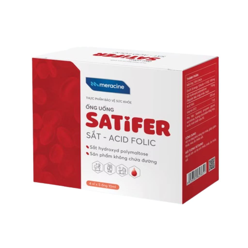 Ống Uống Gia Nguyễn Satifer (Hộp 20 ống)