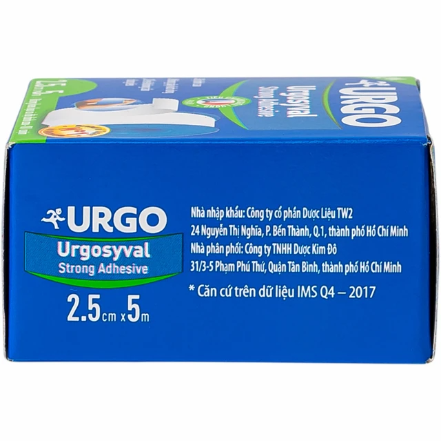  Băng Keo Lụa Urgosyval 2.5cm x 5m (Strong adhesive tape)