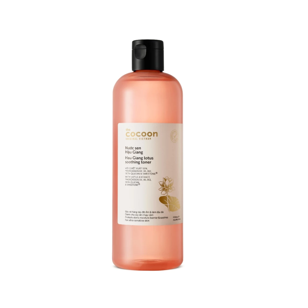Supersize - Nước sen Hậu Giang (toner) giúp phục hồi đa nhiệm cho da rất nhạy cảm Cocoon 500ml