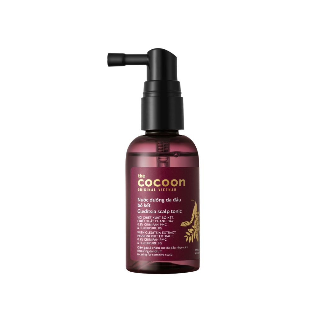 Nước dưỡng da đầu bồ kết Cocoon giảm gàu và chăm sóc da đầu nhạy cảm 50ml