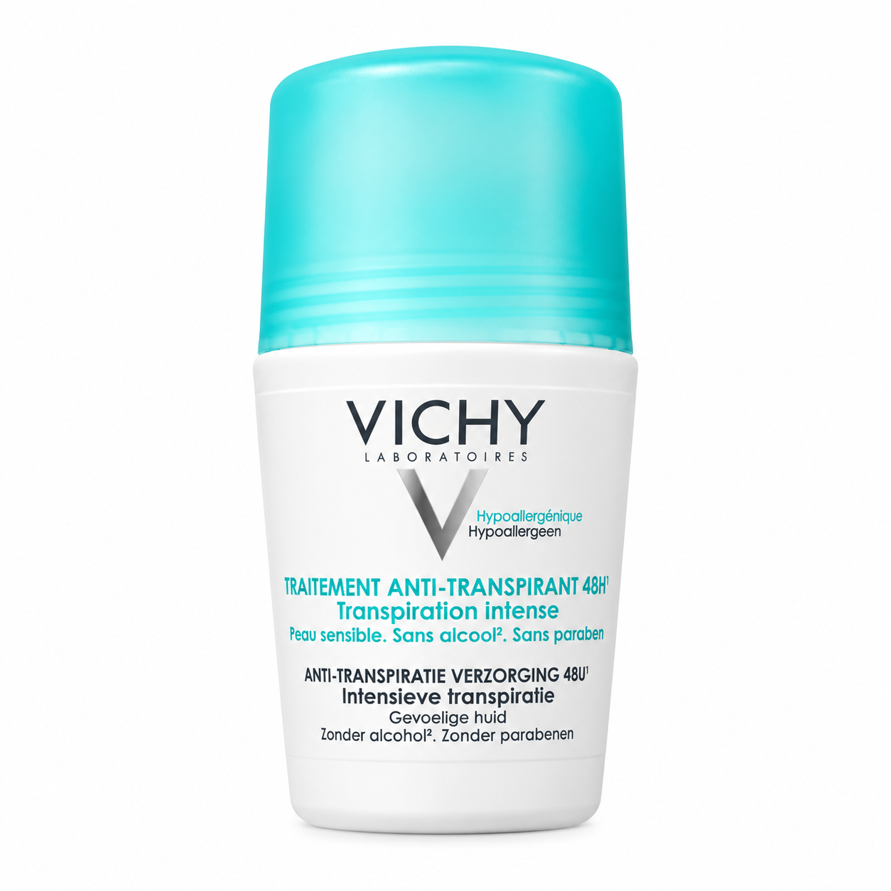 Lăn Khử Mùi Vichy Hỗ Trợ Giảm Mồ Hôi Dưới Cánh Tay, Giữ Khô Thoáng Suốt 48h Cho Da Nhạy Cảm