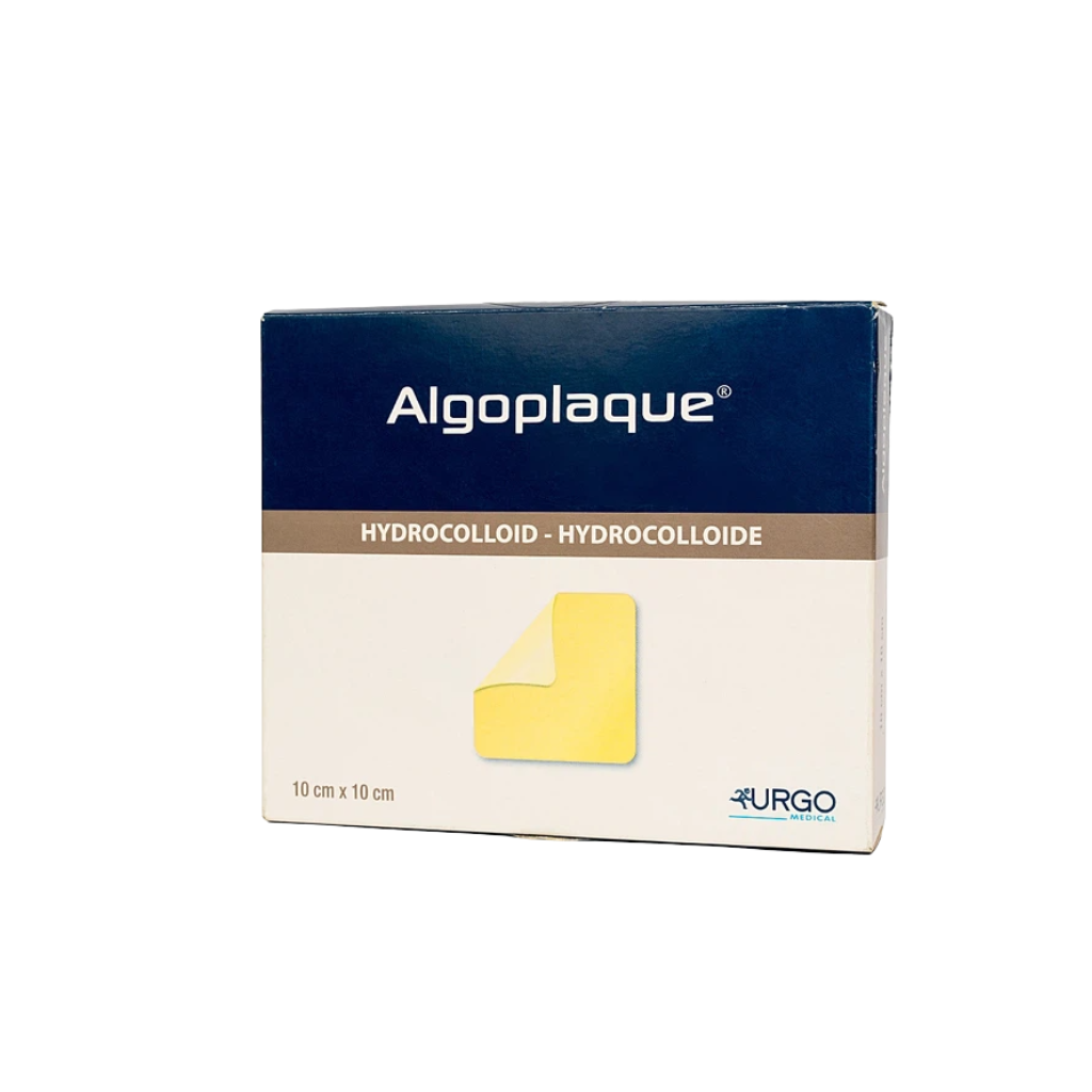 Băng dán có gạc vô trùng Algoplaque Urgo size 10cm x 10cm dùng để băng các vết thương (16 cái)