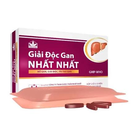Giải Độc Gan Nhất Nhất (Hộp 2 vỉ x 10 viên)
