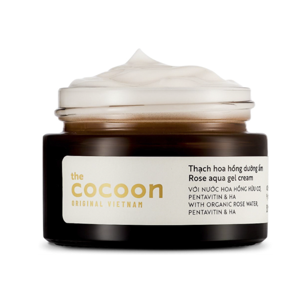 Thạch hoa hồng dưỡng ẩm (kem dưỡng ẩm) Cocoon cấp ẩm & nuôi dưỡng 30ml