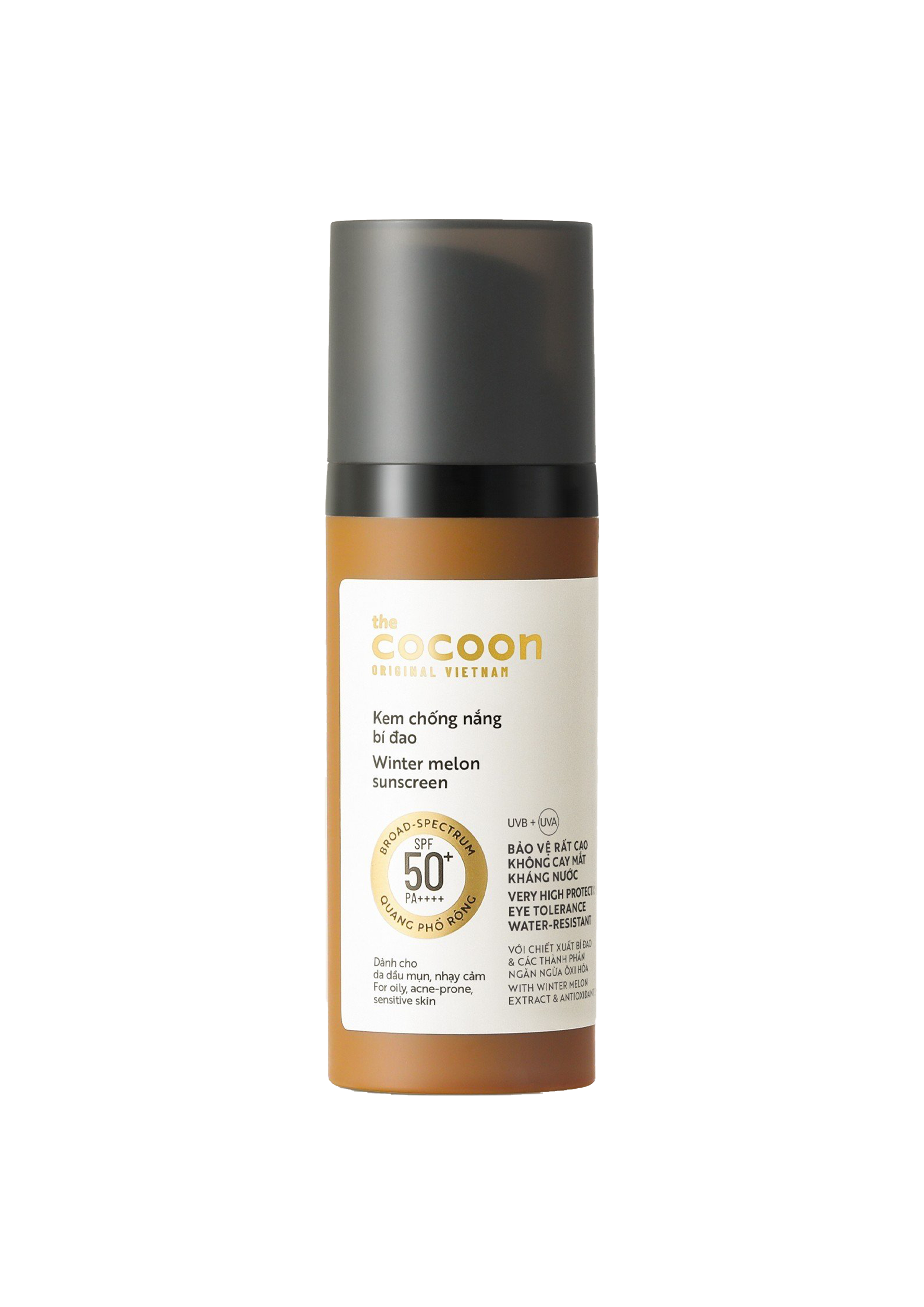 Kem chống nắng bí đao quang phổ rộng, bảo vệ rất cao SPF 50 +, PA ++++ 50ml