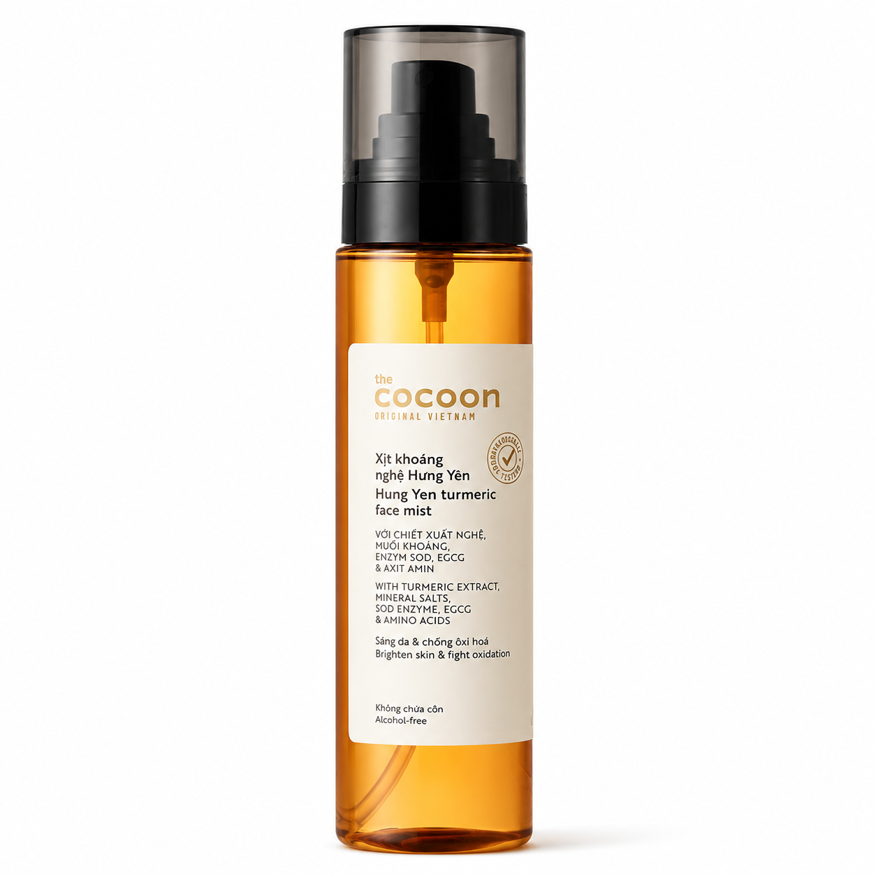 Xịt Khoáng Nghệ Hưng Yên Cocoon (Chai 130ml)