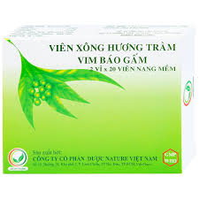 Viên Xông Hương Tràm Vim Báo Gấm (Hộp 2 vỉ x 20 viên)