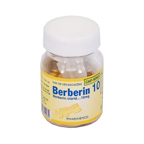 Berberin 10mg Pharimexco (Hộp 100 viên)