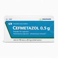 Cefmetazol 0,5 g (Hộp 10 lọ x 0,5g)