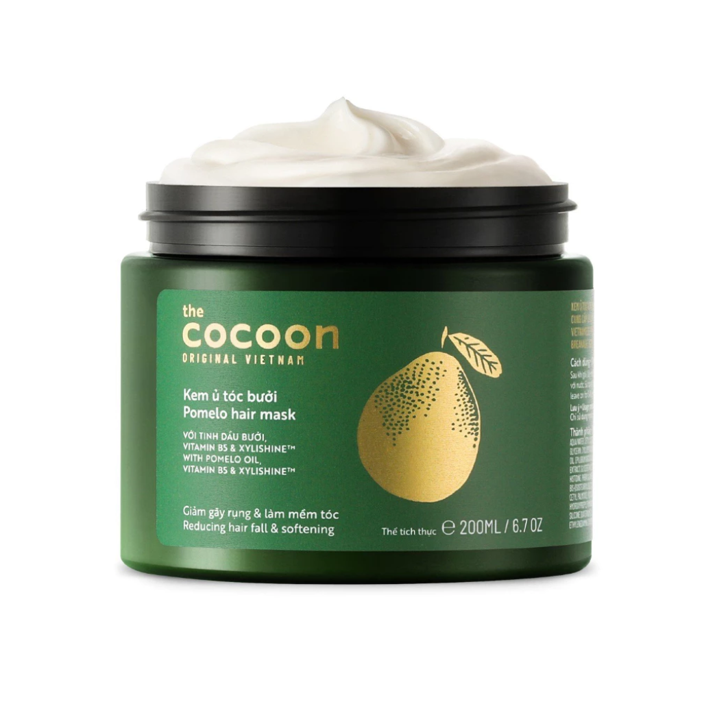Kem ủ tóc bưởi Cocoon giúp giảm gãy rụng và làm mềm tóc 200ml