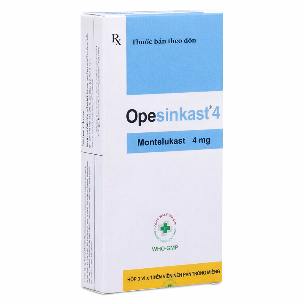 Opesinkast 4 OPV (Hộp 3 vỉ x 10 viên)