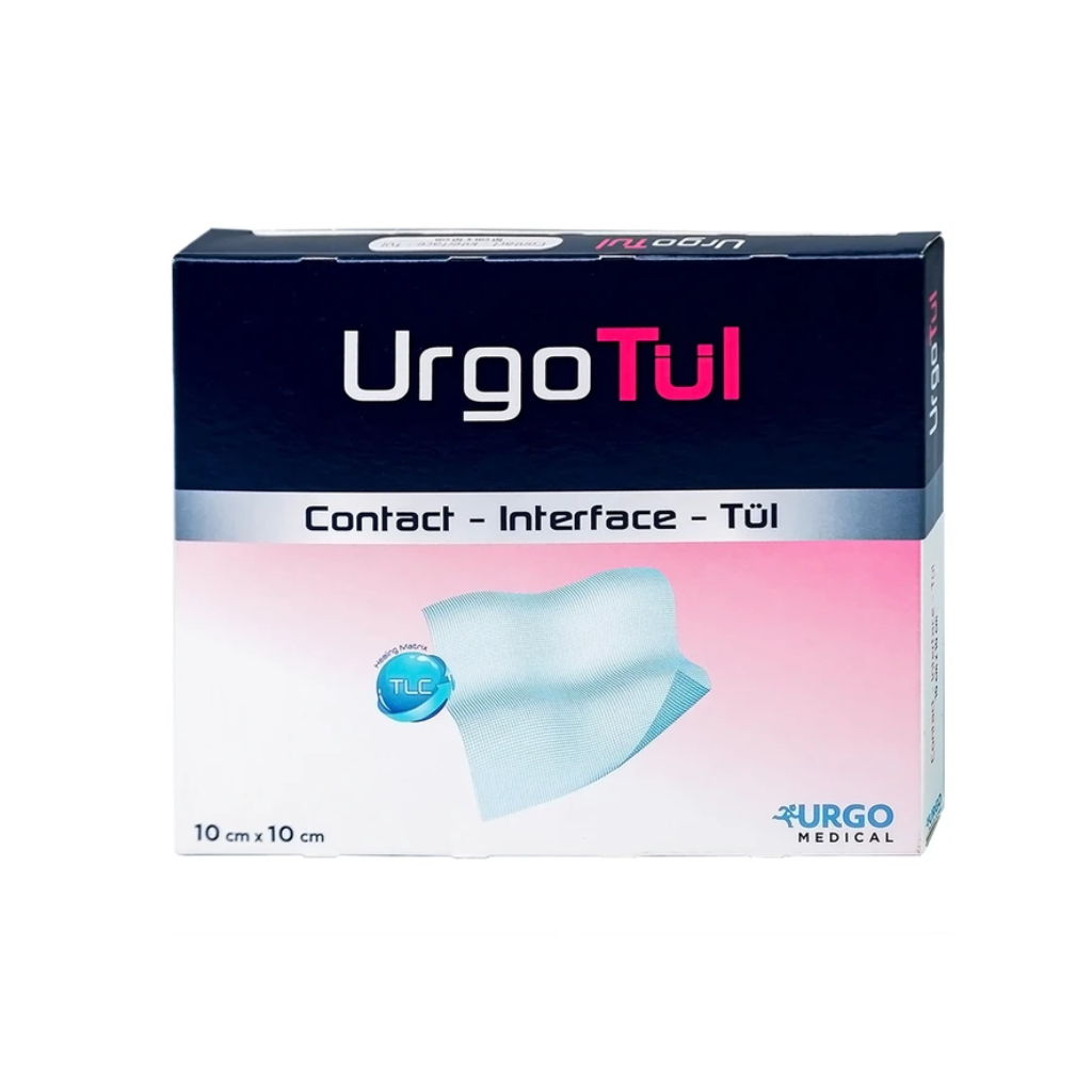 Gạc lưới vô trùng Urgotul (10 miếng) dùng băng các vết thương cấp và mãn tính