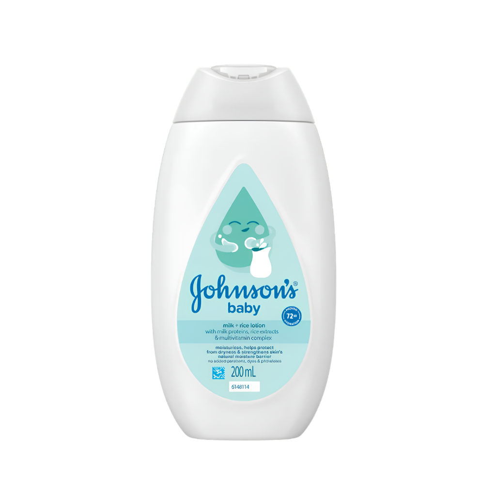 Sữa dưỡng ẩm mềm mịn Johnson's Baby Sữa và Gạo 200ml