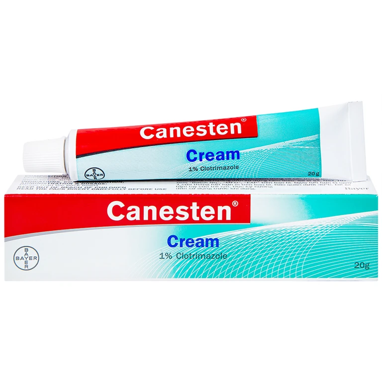 Kem Bôi Canesten Cream Bayer Điều Trị Nấm Da, Nấm Men (Tuýp 20g)