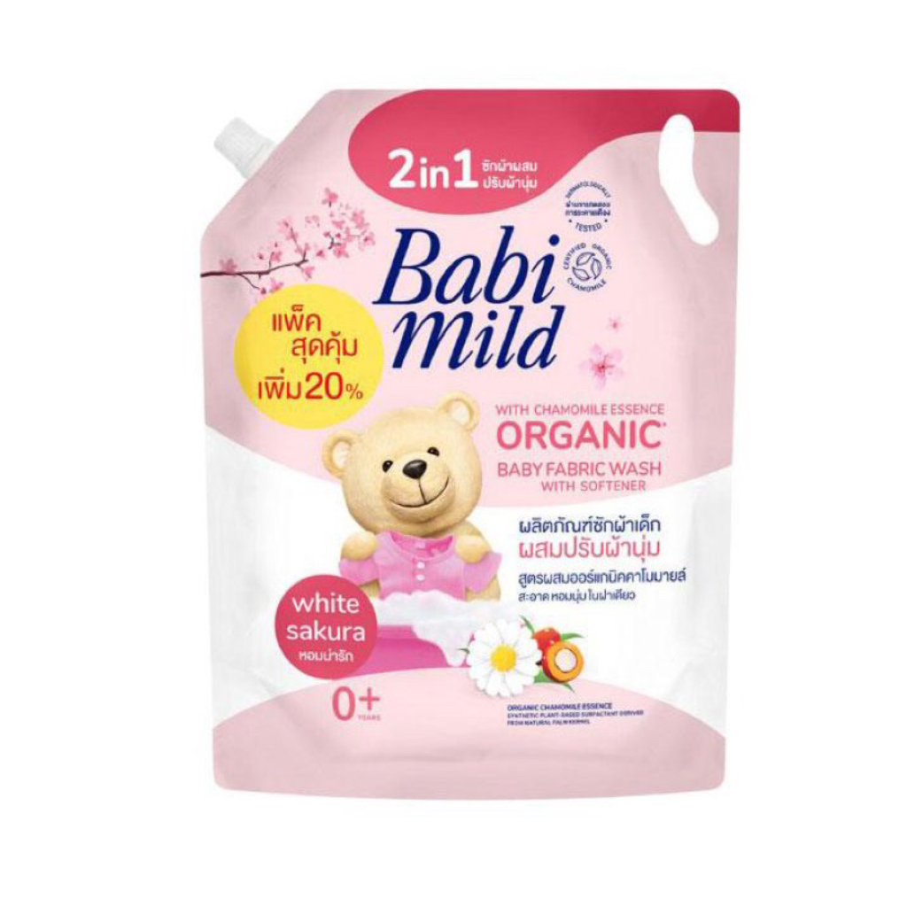 Nước Giặt Xả Babi Mild White Sakura