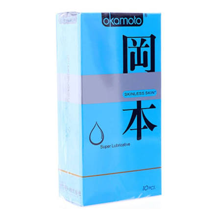 Bao Cao Su Okamoto Skinless Skin Super Lubricative (Hộp 10 cái)